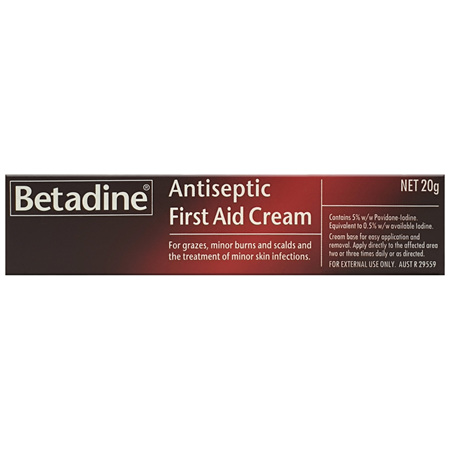 Betadine Antiseptic First Aid Cream 20g