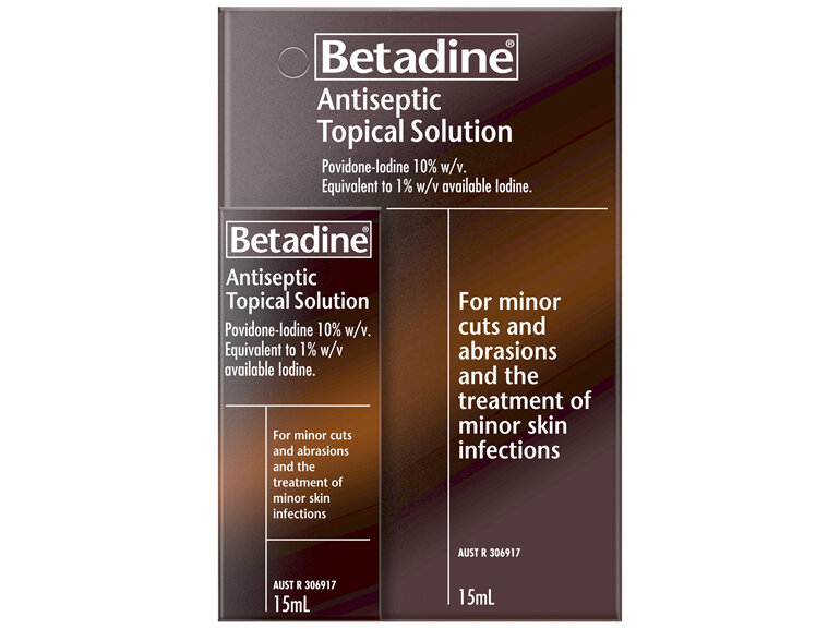 Betadine Antiseptic Liquid 15mL