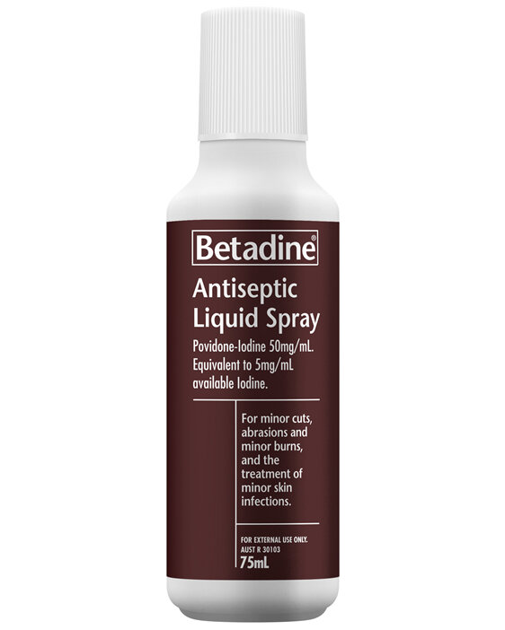 Betadine Antiseptic Liquid Spray 75mL