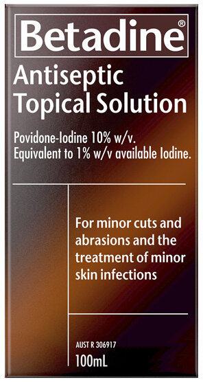 Betadine Antiseptic Topical Solution 100mL