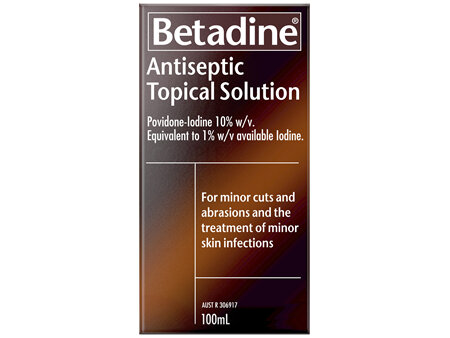 Betadine Antiseptic Topical Solution 100mL