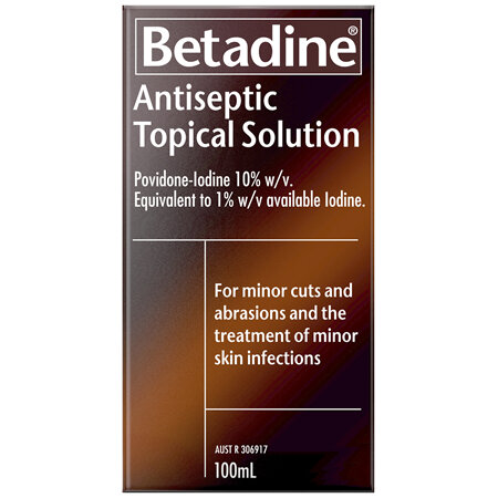 Betadine Antiseptic Topical Solution 100mL