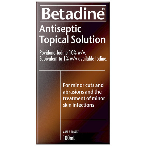 Betadine Antiseptic Topical Solution 100mL