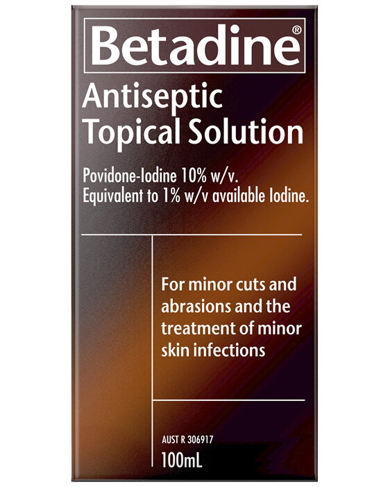 Betadine Antiseptic Topical Solution 100mL