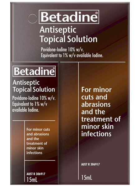 Betadine Antiseptic Topical Solution 15ml