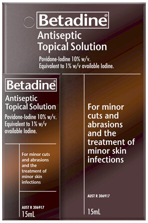 Betadine Antiseptic Topical Solution 15mL