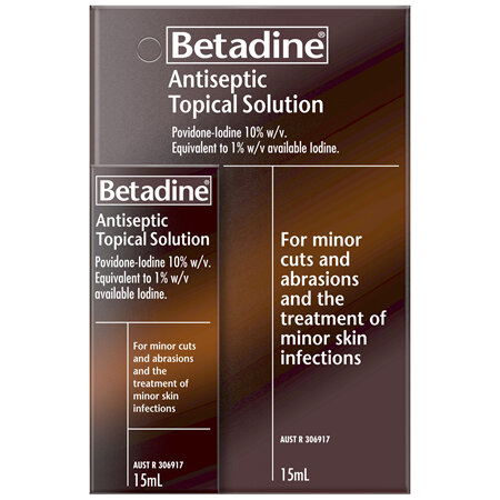 Betadine Antiseptic Topical Solution 15mL