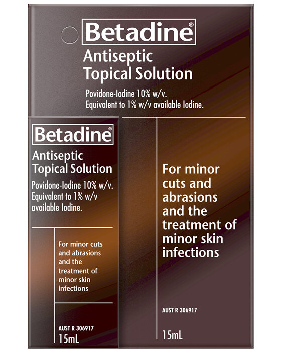 Betadine Antiseptic Topical Solution 15mL