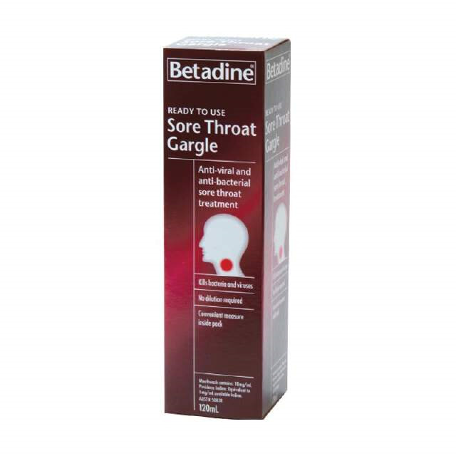 Betadine Ready To Use Gargle 120ml