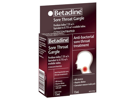 Betadine Sore Throat Gargle 15ml