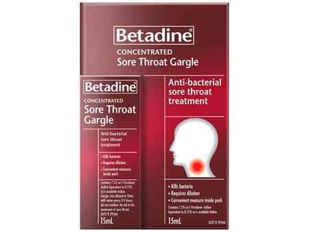 BETADINE Sore Throat Gargle 15ml