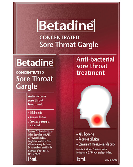 Betadine Sore Throat Gargle 15mL