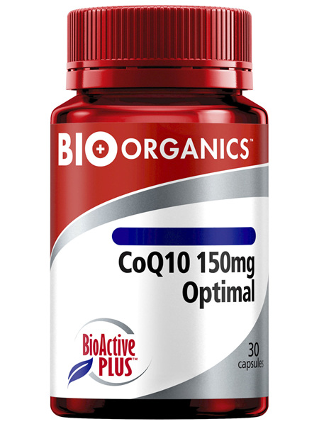 Bio-Organics CoQ10 150mg Optimal with Bio-Active Plus