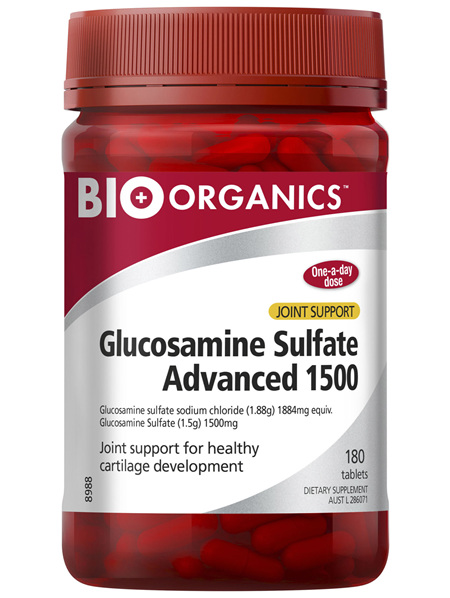 Bio-Organics Glucosamine Sulfate Advanced 1500