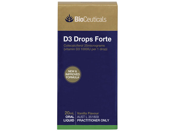 BioCeuticals D3 Drops Forte 20mL