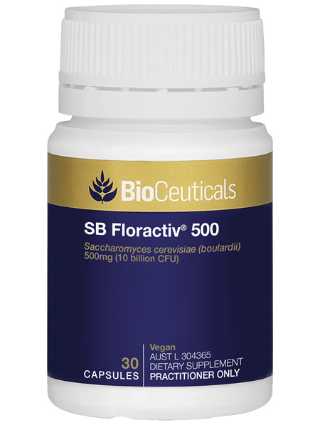 BioCeuticals SB Floractiv 500 30 Capsules