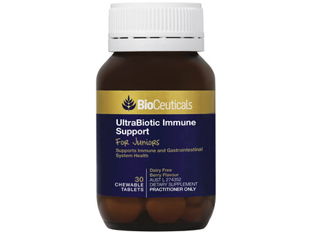BioCeuticals UltraBiotic Immune Support For Juniors 30 Chewable Tablets