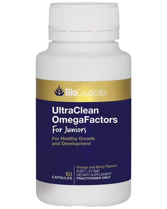 BioCeuticals UltraClean Omegafactors for Juniors 60 Capsules