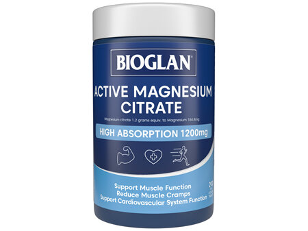 Bioglan Active Magnesium Citrate 200s