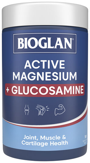 Bioglan Active Magnesium + Glucosamine 180 Tablets