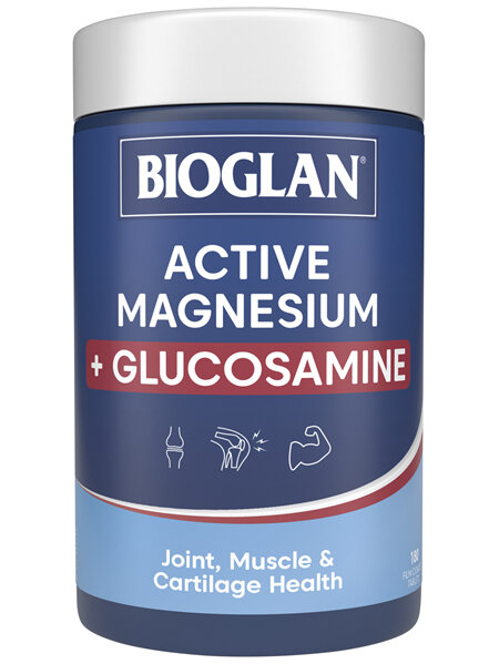 Bioglan Active Magnesium + Glucosamine 180 Tablets