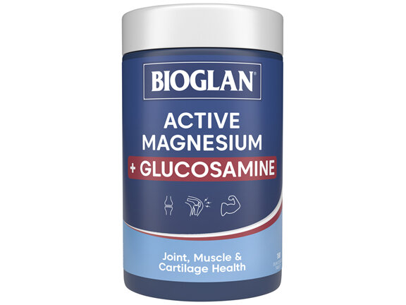 Bioglan Active Magnesium + Glucosamine 180 Tablets