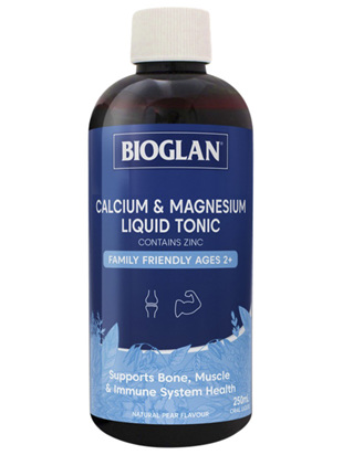 BIOGLAN Calcium & Magnesium Liquid Tonic 250mL