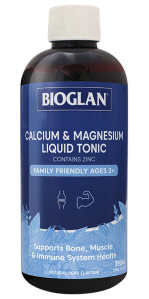 Bioglan Calcium & Magnesium Liquid Tonic 250mL