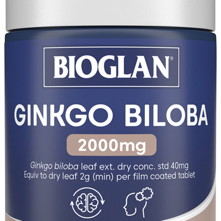 Bioglan Ginkgo Biloba 2000mg 100s