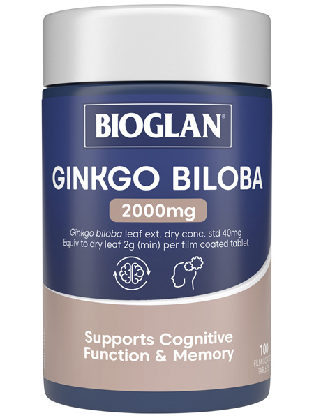 BIOGLAN - Ginkgo Biloba 2000mg 100s
