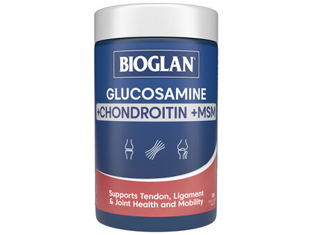 Bioglan Glucosamine + Chondroitin + MSM 180 Tablets