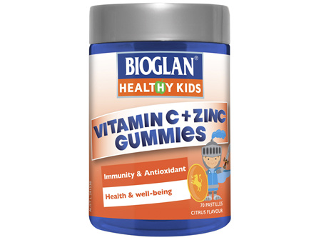 Bioglan Healthy Kids Vitamin C + Zinc Gummie 70s