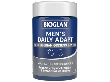 Bioglan Men's Daily Adapt with Siberian Ginseng and Reishi