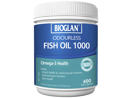BIOGLAN - Odourless Fish Oil 1000mg 400s