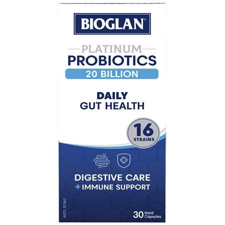 Bioglan Platinum Probiotics 20B 30sum Probiotics 30 Billion 30s