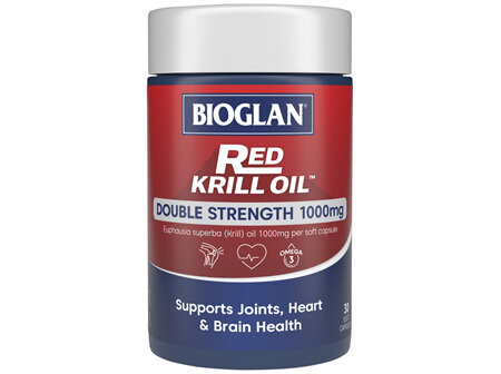 Bioglan Red Krill Oil Double Strength 1000mg 30s