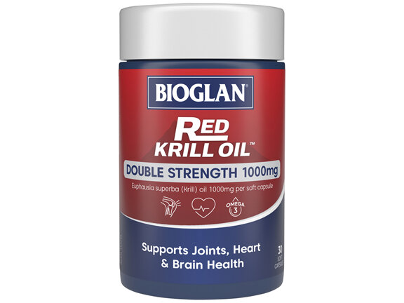 Bioglan Red Krill Oil Double Strength 1000mg 30s