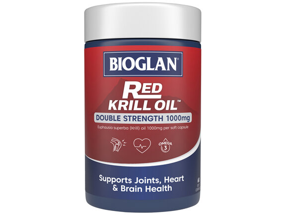 Bioglan Red Krill Oil Double Strength 1000mg 60s