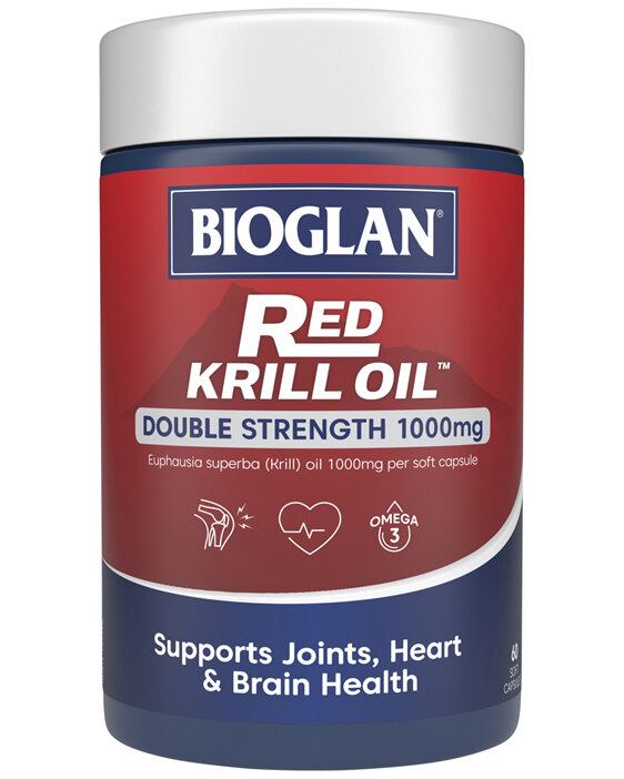 Bioglan Red Krill Oil Double Strength 1000mg 60s