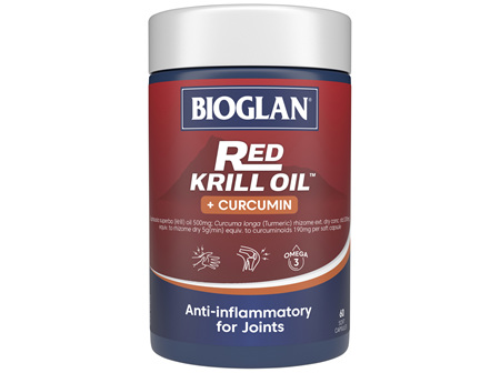 BIOGLAN - Red Krill Oil Plus Curcumin 60s