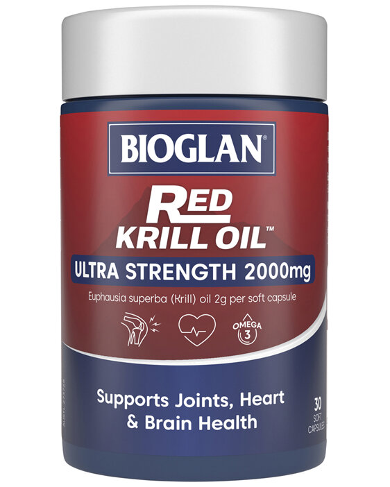 Bioglan Red Krill Oil Ultra Strength 2000mg 30s
