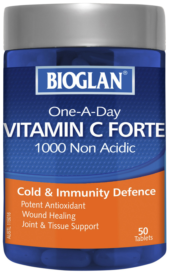 BIOGLAN - Vitamin C Forte Non Acidic 1000mg 50s