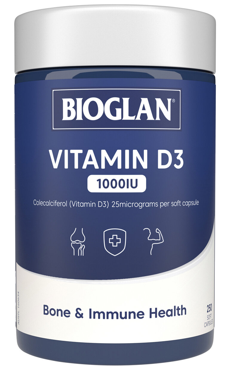 Bioglan Vitamin D3 1000IU 250s