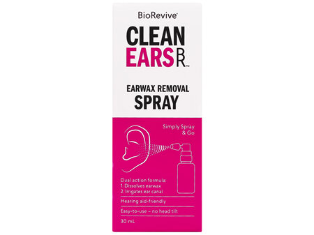 BioRevive CleanEars – Earwax Removal Spray 30mL