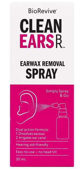 BioRevive CleanEars – Earwax Removal Spray 30mL