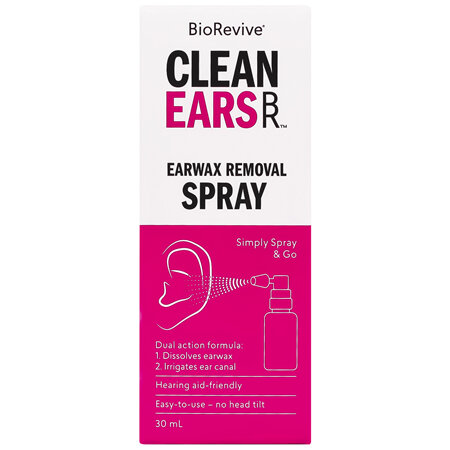 BioRevive CleanEars – Earwax Removal Spray 30mL