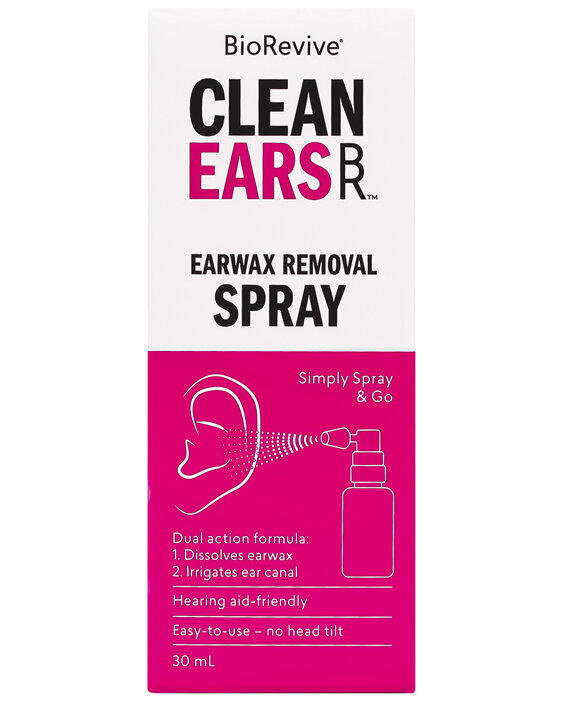 BioRevive CleanEars – Earwax Removal Spray 30mL