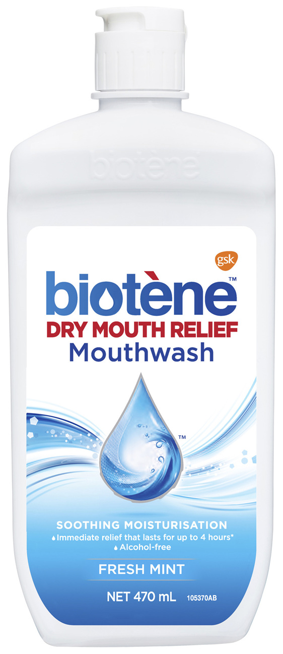 Biotene Dry Mouth Relief Mouthwash Fresh Mint 470mL