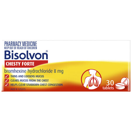 Bisolvon Chesty Forte 30 Tablets