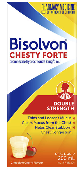 Bisolvon Chesty Forte Liquid 200mL